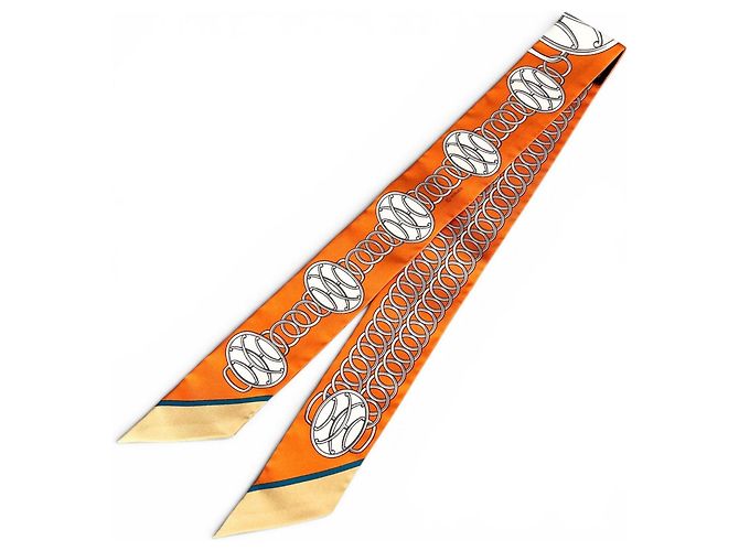 Hermès Hermes Twilly-Seidenschal mehrfarbig Mehrfarben - Ansicht 3