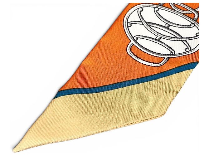 Hermès Hermes Twilly-Seidenschal mehrfarbig Mehrfarben - Ansicht 4