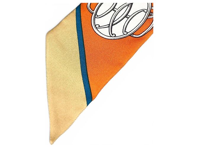 Hermès Hermes Twilly-Seidenschal mehrfarbig Mehrfarben - Ansicht 5