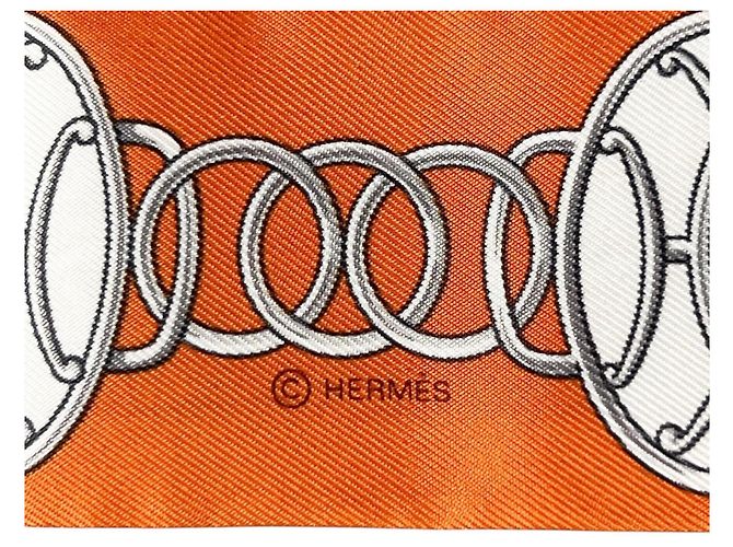 Hermès Hermes Twilly-Seidenschal mehrfarbig Mehrfarben - Ansicht 8
