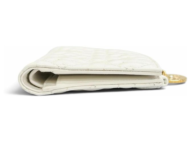 Cartera compacta bi-fold Lady Dahlia Christian Dior Crudo - vista 4