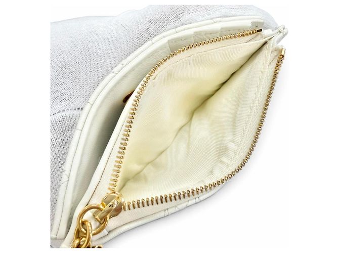 Cartera compacta bi-fold Lady Dahlia Christian Dior Crudo - vista 7