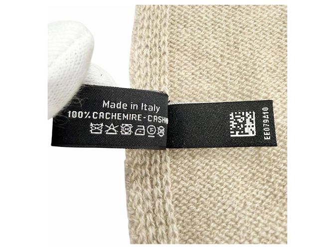 Chanel beige Kaschmir-Stola - Ansicht 7
