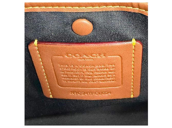 COACH CU024 Legacy Carryall Leather Tote Bag Nero - vista 11