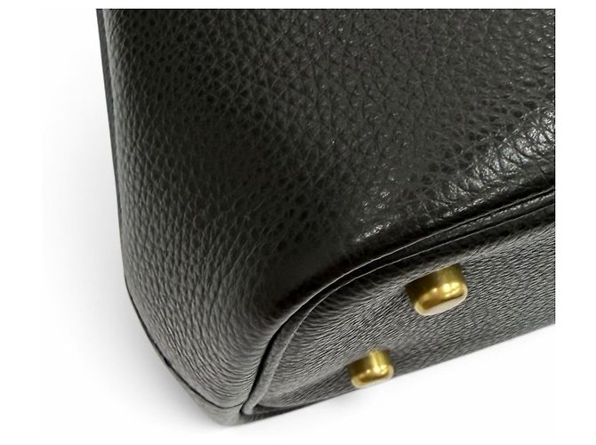 COACH CU024 Legacy Carryall Leather Tote Bag Nero - vista 7