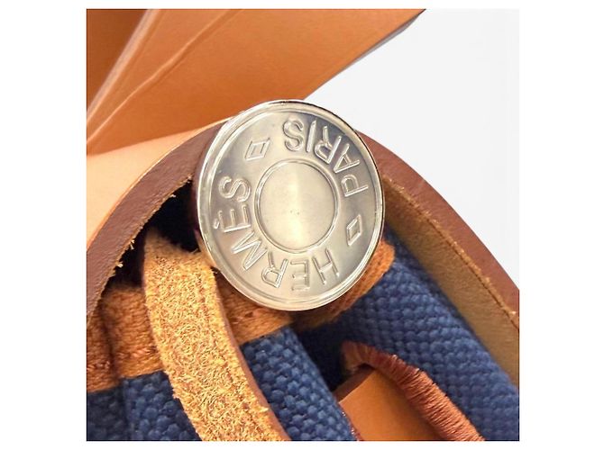 Hermès Hermes Herbag Zip 31 PM Schultertasche Blau - Ansicht 13
