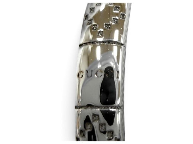 Anello GUCCI 750 Diamantissima in oro bianco D'oro - vista 4