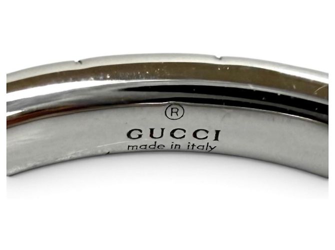 Anello GUCCI 750 Diamantissima in oro bianco D'oro - vista 5