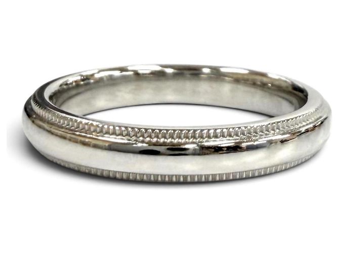 Autre Marque Tiffany & Co. Milgrain Ring aus Platin Silber - Ansicht 2
