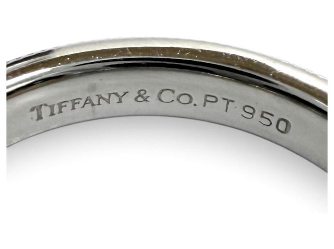 Autre Marque Tiffany & Co. Milgrain Ring aus Platin Silber - Ansicht 4