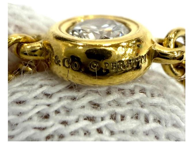 Autre Marque Anello Tiffany & Co. Elsa Peretti Diamond by the Yard D'oro - vista 4