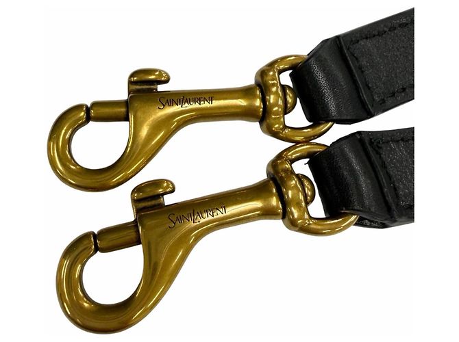 Autre Marque Borsa a mano Saint Laurent in pelle nera Nero - vista 10