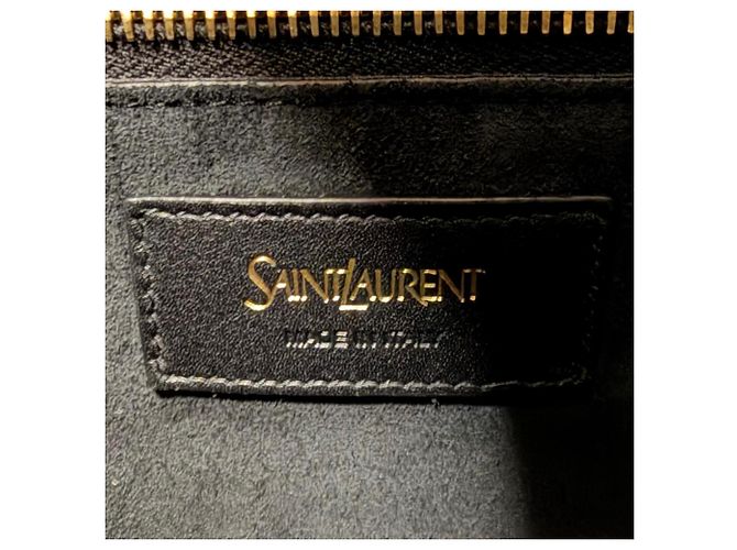 Autre Marque Borsa a mano Saint Laurent in pelle nera Nero - vista 12