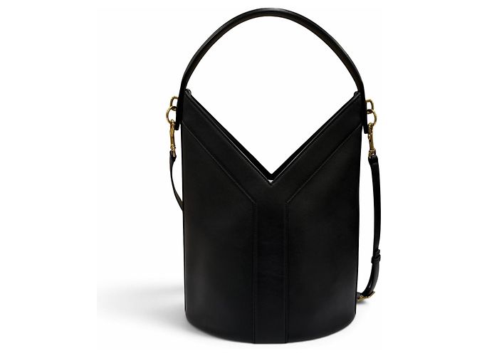 Autre Marque Borsa a mano Saint Laurent in pelle nera Nero - vista 4