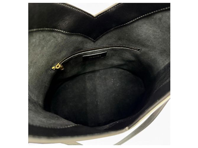 Autre Marque Borsa a mano Saint Laurent in pelle nera Nero - vista 7