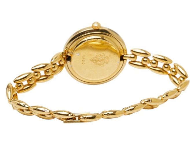 Reloj de pulsera de cuarzo chapado en oro para mujer Gucci - vista 5