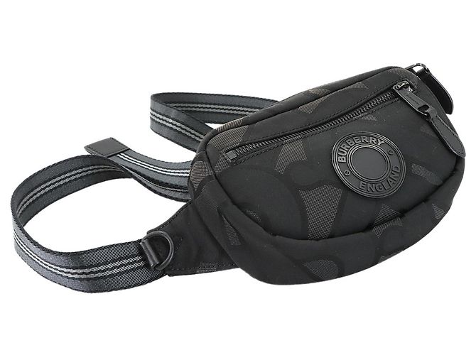 Bolsa de corpo Burberry - Bolsa de poliéster preta Preto - vista 5
