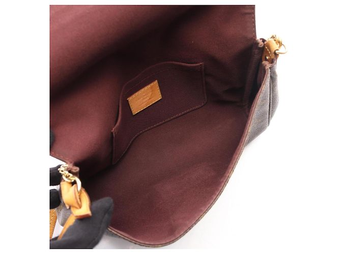 Louis Vuitton Favorite MM Monogram Handtasche Braun Monogramm - Ansicht 3