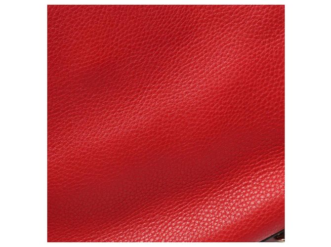 Borsa a tracolla Gucci Soho in pelle rossa Rosso - vista 10