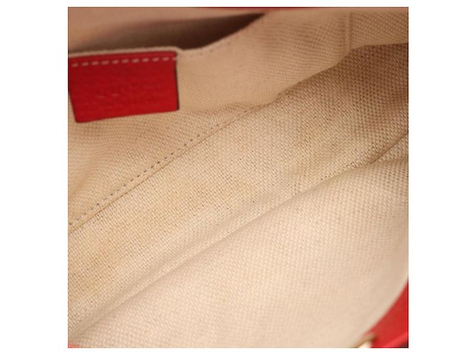 Borsa a tracolla Gucci Soho in pelle rossa Rosso - vista 5