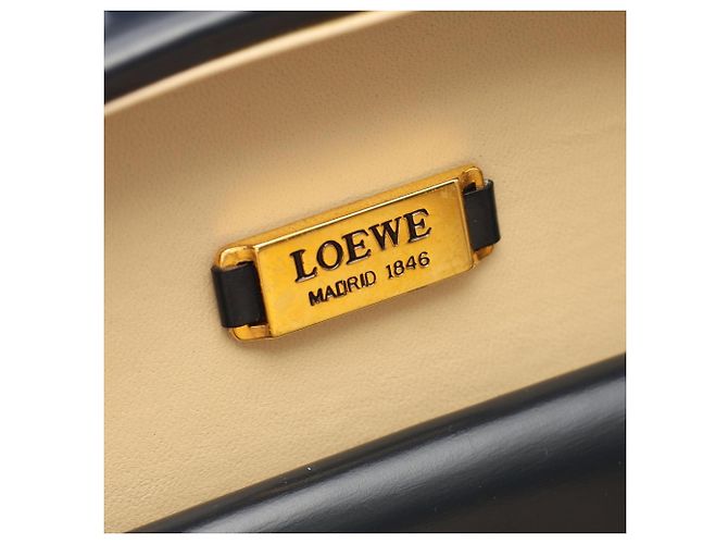 Loewe Anagram Handtasche in Navy Marineblau - Ansicht 4
