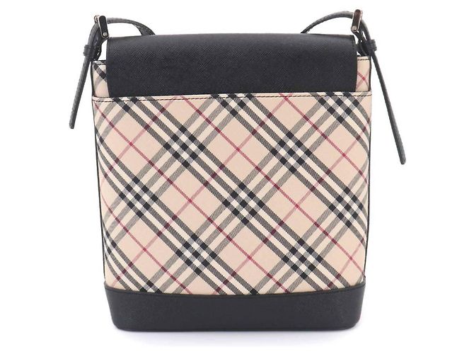 Burberry Nova Check Schultertasche Schwarz Beige - Ansicht 3