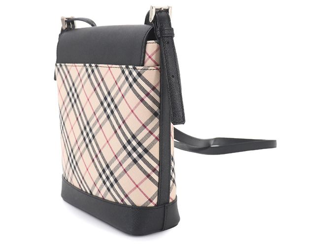 Burberry Nova Check Schultertasche Schwarz Beige - Ansicht 4