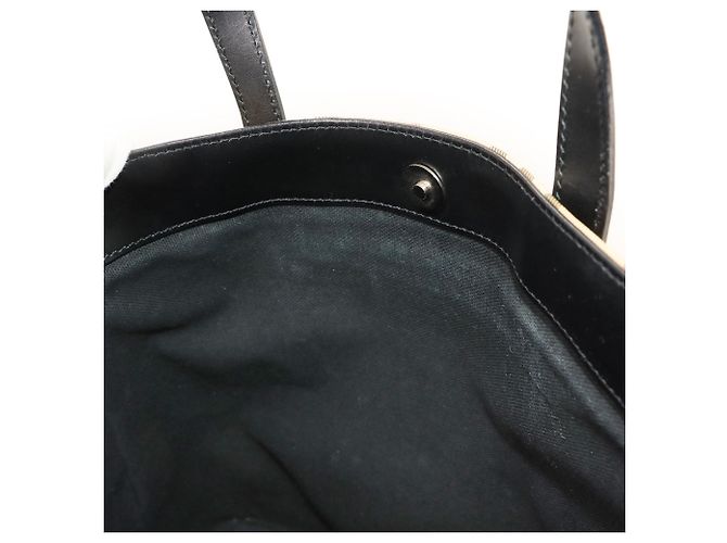 Borsa Burberry Nova Check Nero Beige - vista 9