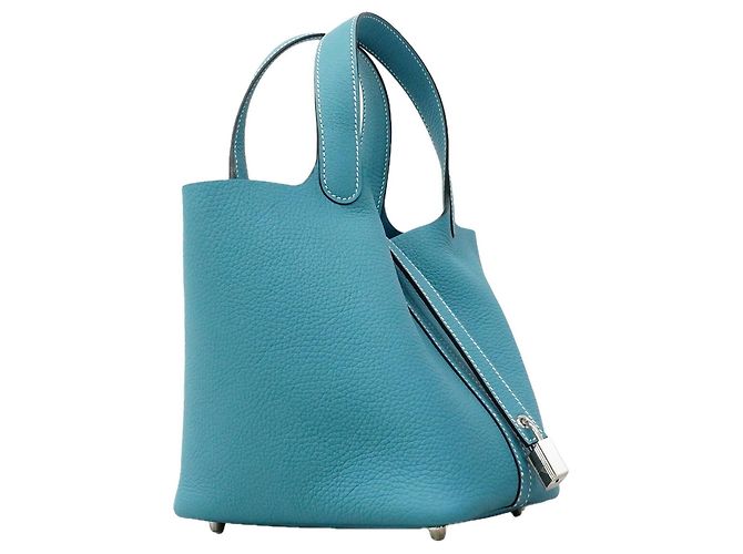 Hermès Bolsa Hermes Picotin Lock PM Azul - vista 2