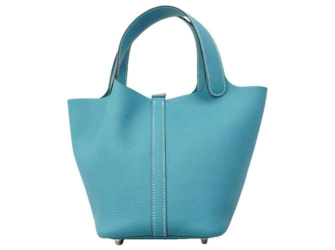 Hermès Bolsa Hermes Picotin Lock PM Azul - vista 6