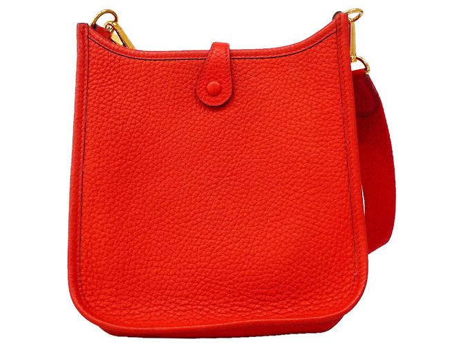 Hermès Hermes Evelyne TPM Schultertasche Rot - Ansicht 11