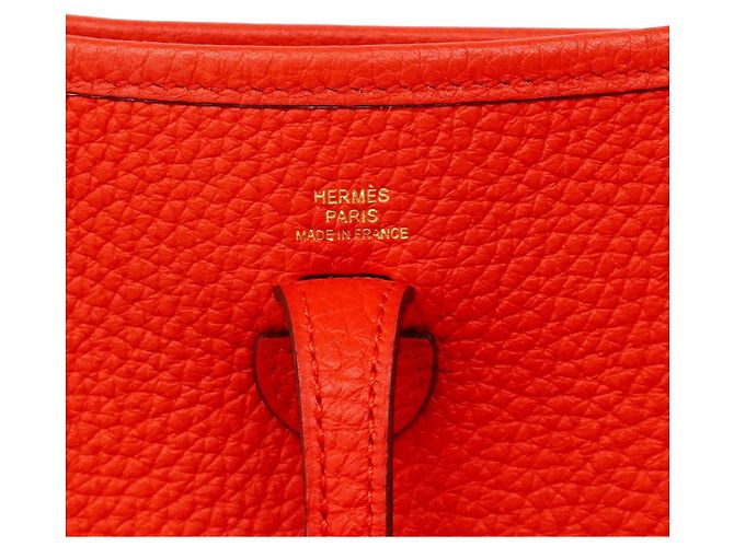 Hermès Hermes Evelyne TPM Schultertasche Rot - Ansicht 5