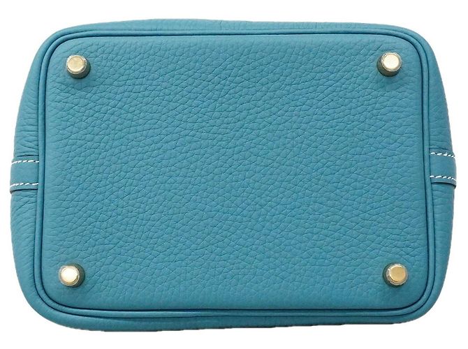 Hermès Sac à main Hermes Picotin Lock PM Bleu - vue 3