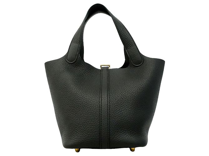 Hermès Bolsa Hermes Picotin Lock PM Preto - vista 7