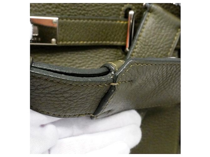 Hermès Hermes Jypsiere 34 Schultertasche Grün - Ansicht 9