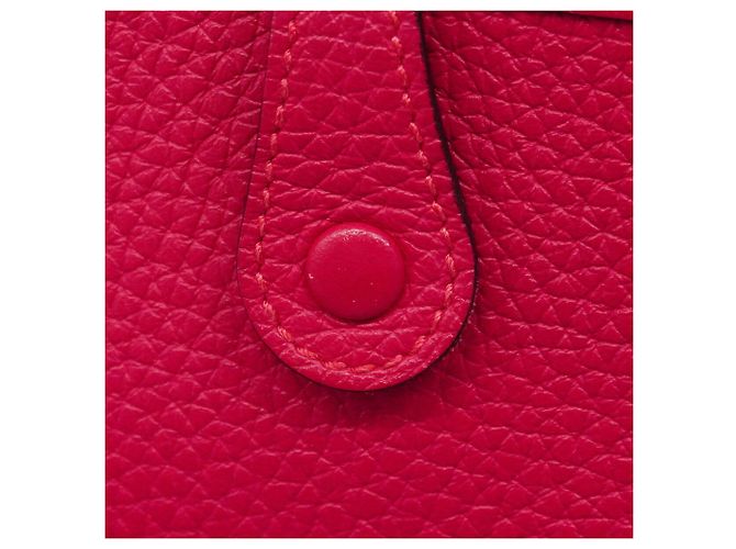 Hermès Borsa a tracolla Hermes Evelyne TPM in Framboise Rosa - vista 8