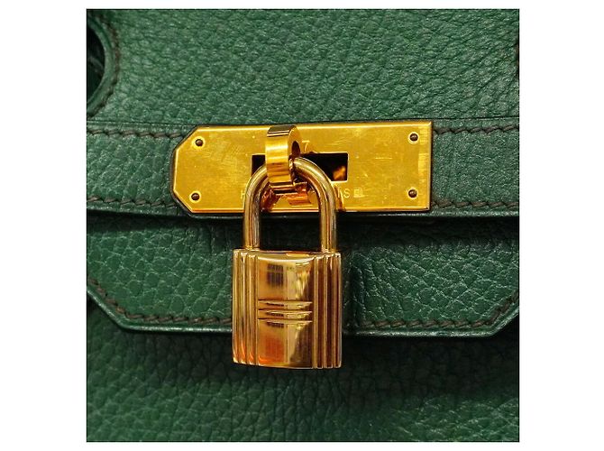 Hermès Borsa Hermes Birkin 35 in Ardennes Green Verde - vista 10