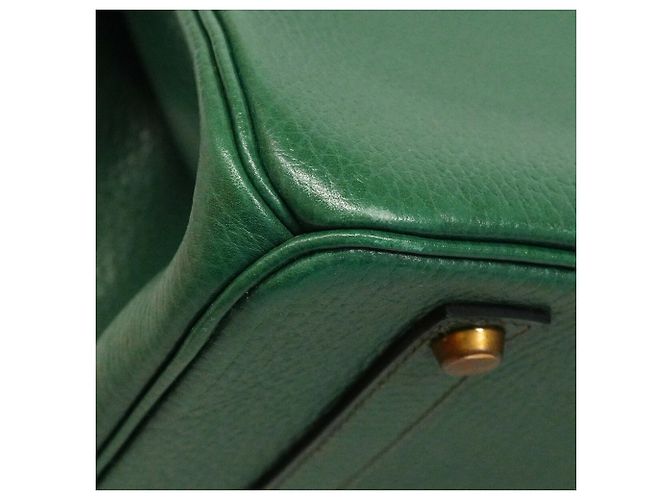 Hermès Borsa Hermes Birkin 35 in Ardennes Green Verde - vista 11