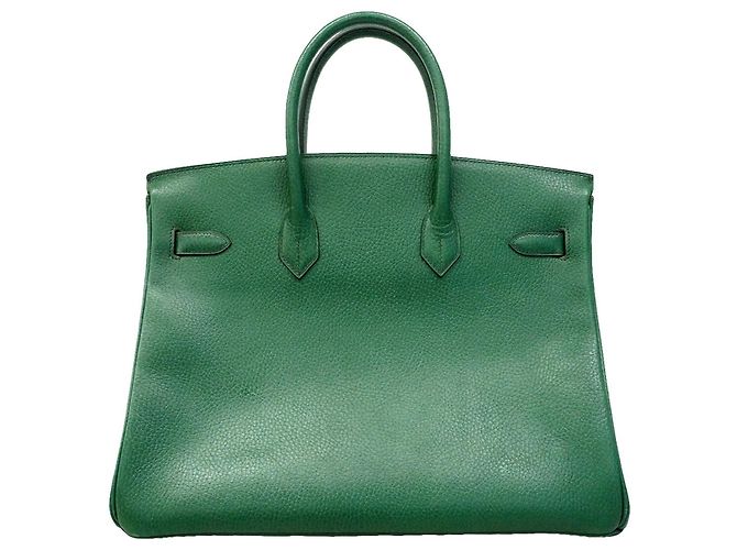 Hermès Borsa Hermes Birkin 35 in Ardennes Green Verde - vista 13