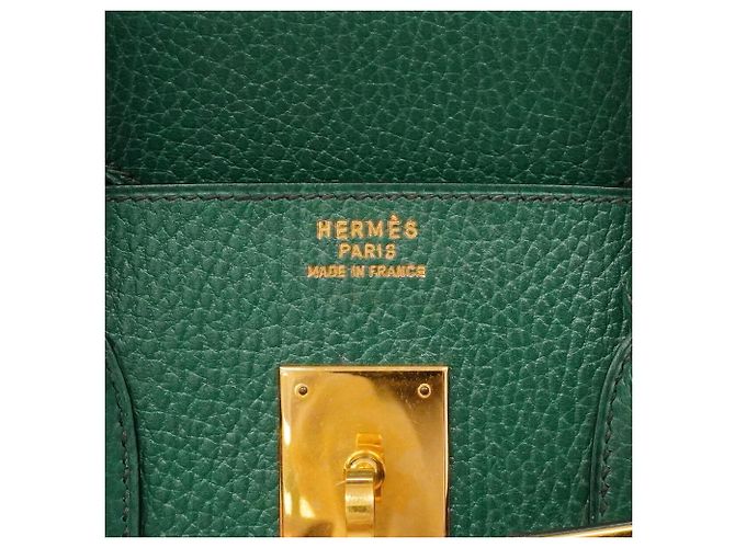 Hermès Borsa Hermes Birkin 35 in Ardennes Green Verde - vista 5