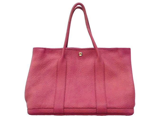 Hermès Sac Cabas Hermes Garden PM Marron - vue 11