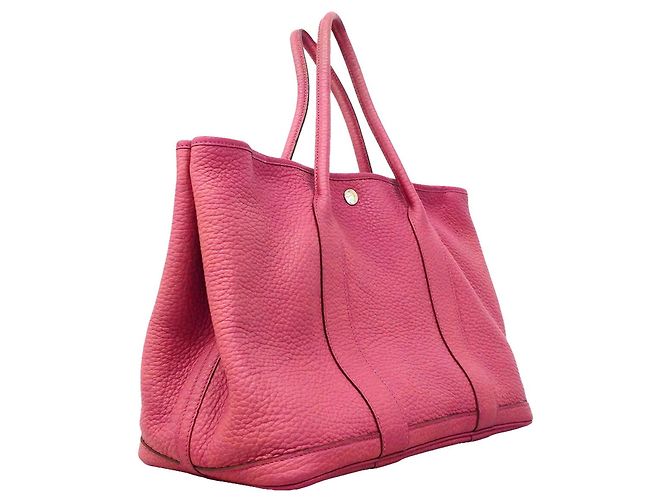 Hermès Sac Cabas Hermes Garden PM Marron - vue 2