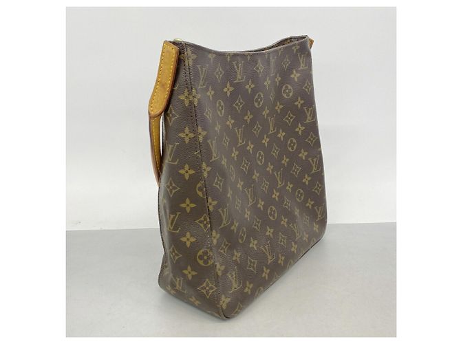 Bolso de hombro Louis Vuitton Monogram Looping GM Castaño - vista 2