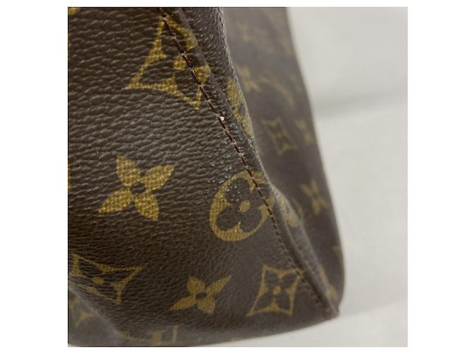Bolso de hombro Louis Vuitton Monogram Looping GM Castaño - vista 9