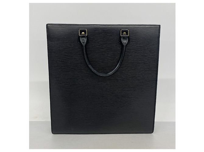 Louis Vuitton Epi Sac Plat Tote Bag M52072 Noir Nero - vista 10