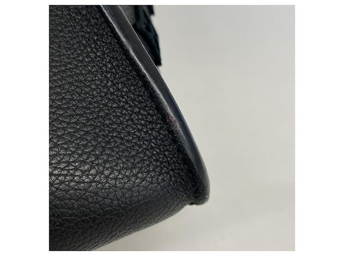 Borsa Tote Louis Vuitton Monogram Tuftage On My Side MM Nero - vista 7