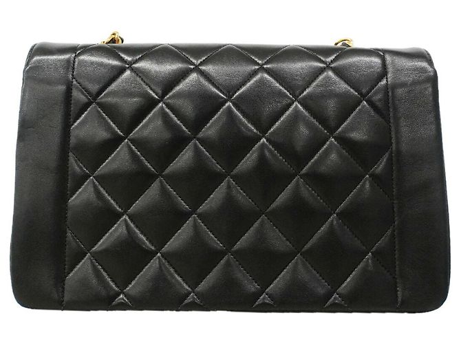 Chanel Diana Chain Schultertasche Schwarz - Ansicht 11