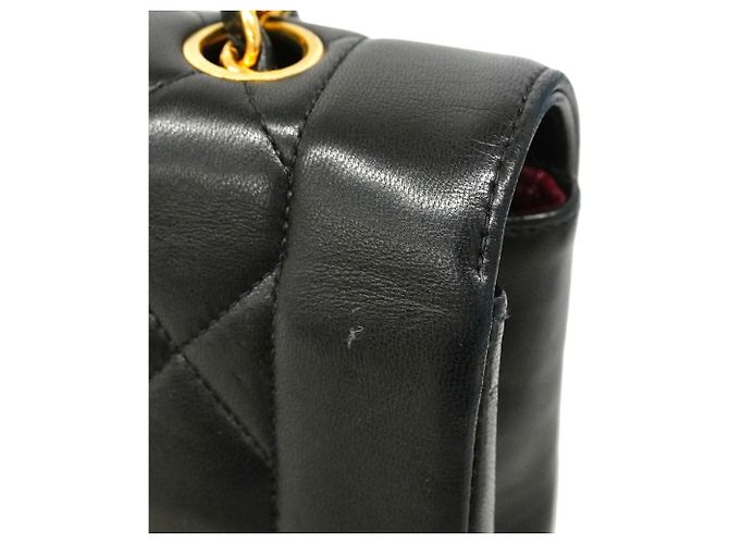 Chanel Diana Chain Schultertasche Schwarz - Ansicht 9