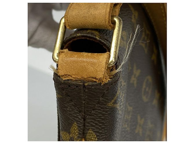 Bolso de hombro Louis Vuitton Monogram Musette Castaño - vista 6