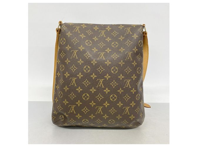 Bolso de hombro Louis Vuitton Monogram Musette Castaño - vista 9
